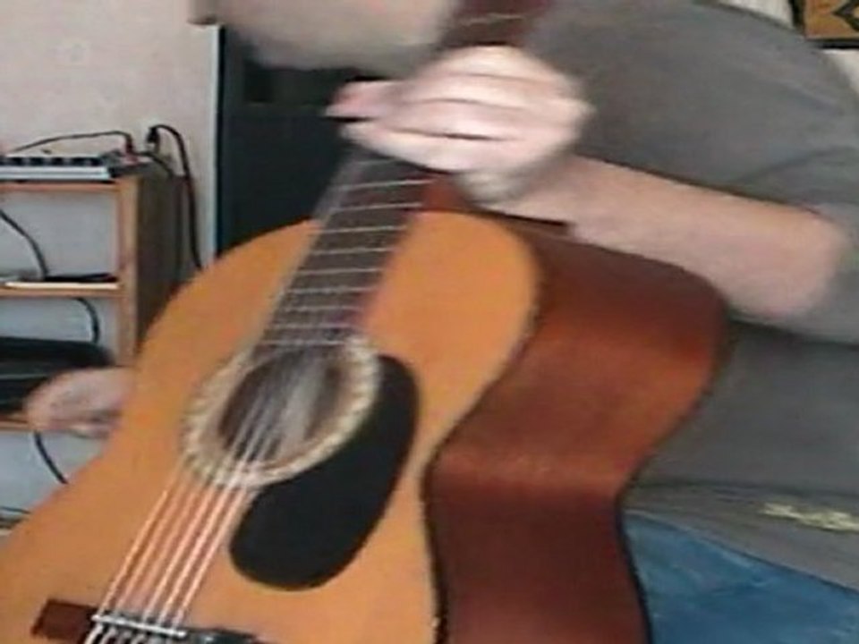 Une façon d'accompagner A la faveur de l'automne à la guitar