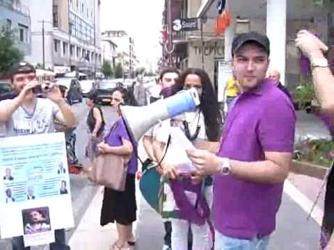 Caserta - Il popolo viola NO bavaglio