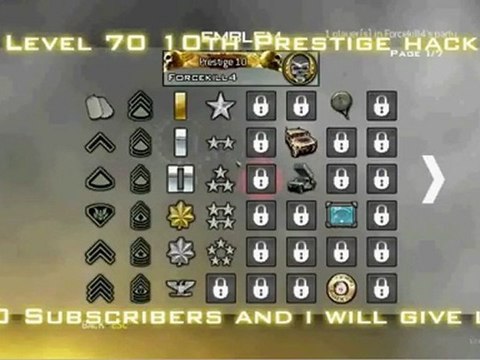Call of duty modern warfare 2 10th prestige level 70 ...