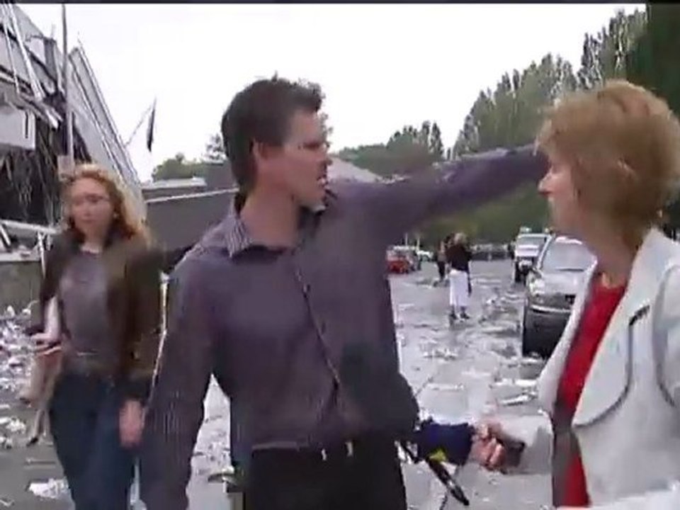 NZ Christchurch quake  Pyne Gould building flattened