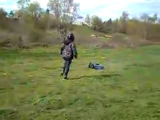 jordon + pocket bike+ ramp = funny