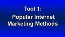 Popular Internet Marketing Methods