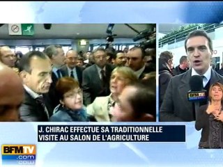 Jacques Chirac au salon de l’Agriculture