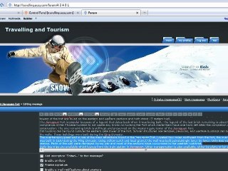 changing forum posts