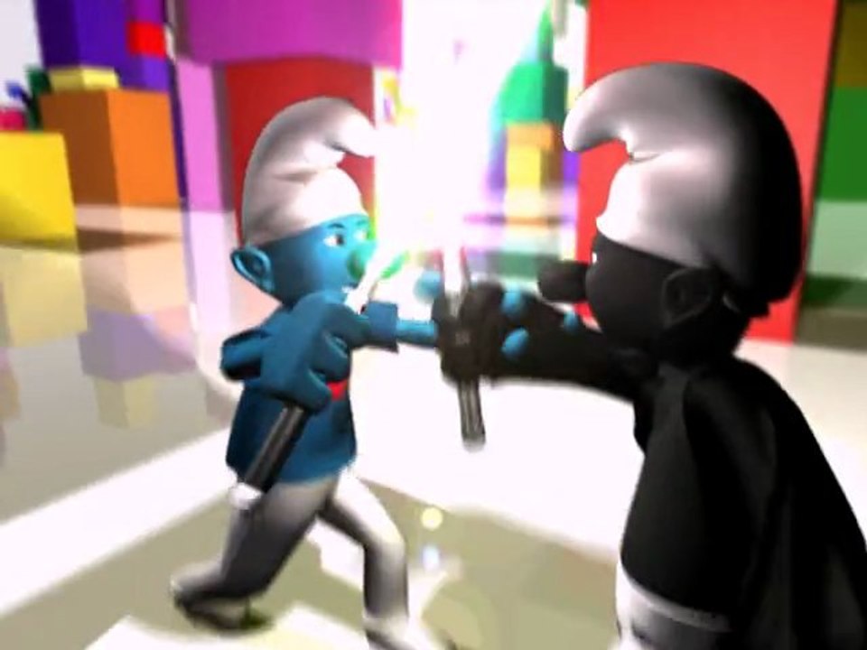 schtroumpf incursion (parodie starwar dragonball matrix 3d)