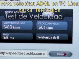 Test velocitat ADSL abans i després de la fibra òptica.