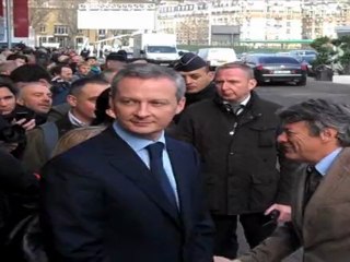 Le Maire et Borloo attendent Chirac - Salon de l'agriculture