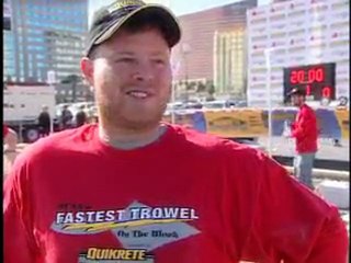 World's fastest trowel Competition- Festival 2011