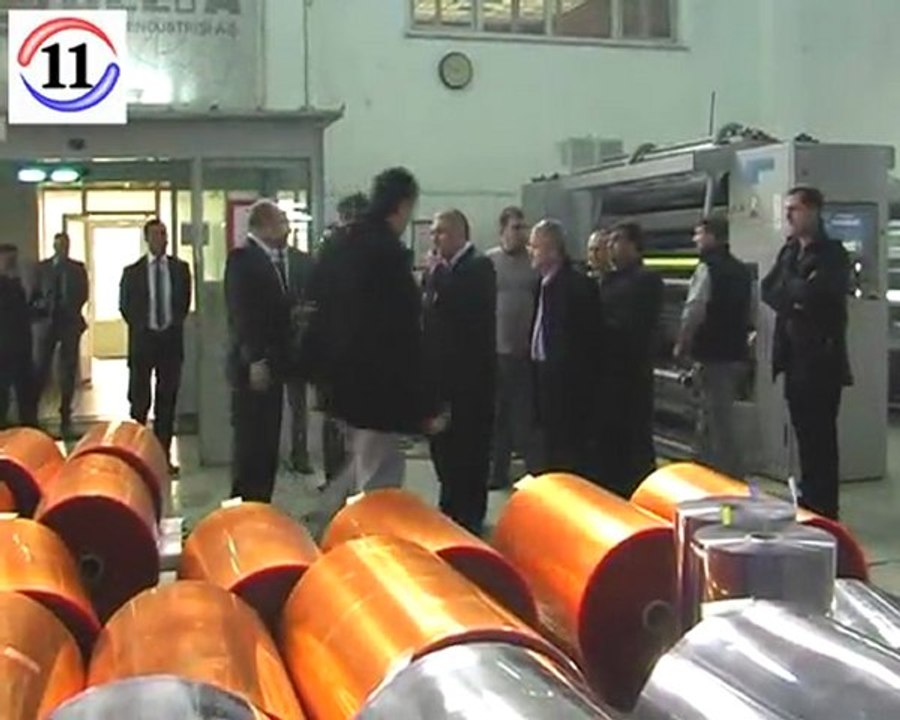 BİLECİK VALİSİ HALİL İBRAHİM AKPINAR OSMANELİDE FABRİKA GEZD
