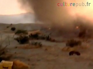 Raw: 4x4 truck struck by a meteorite /Toyota