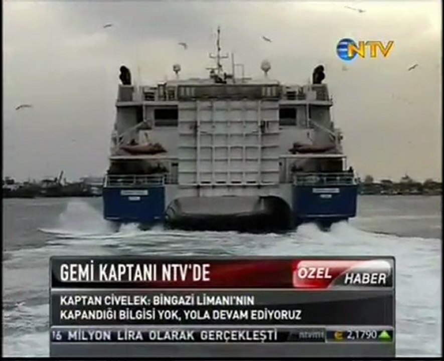 Gemi Kaptanı NTV'de