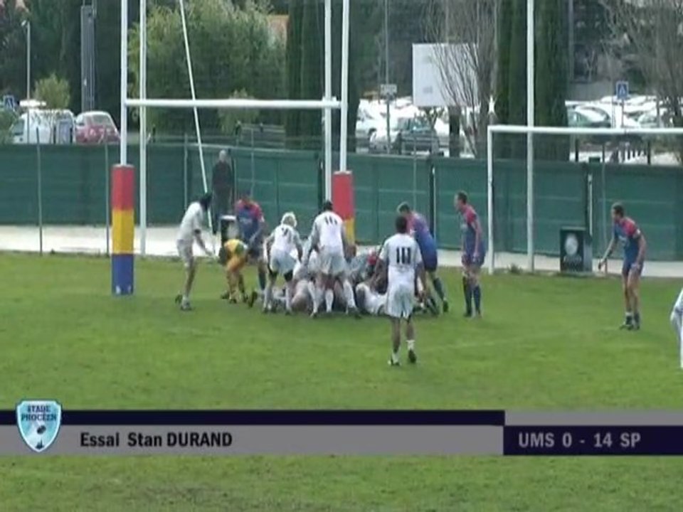 Les essais du match Montelimar VS Stade Phocéen