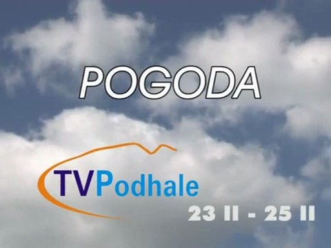 Prognoza pogody 23 - 25 II 2011