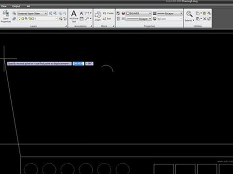 AutoCAD Tutorial - Modify Panel - Copy Command