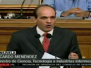 Ministros venezolanos rinden cuantas al Parlamento