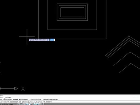 AutoCAD Tutorial - Modify Panel - Offset Command