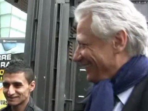 Déplacement de Dominique de Villepin à Lyon