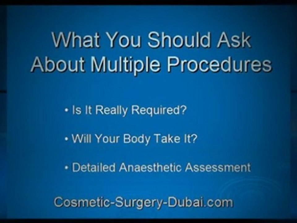 Cosmetic Surgery Dubai Buyer Tips