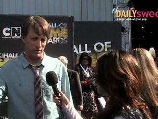 Tony Hawk @ The Hall of Game Awards!