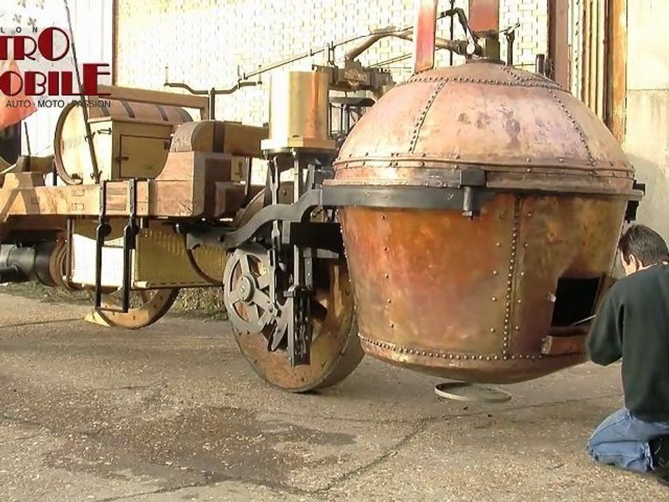 Le Fardier de Cugnot à Rétromobile