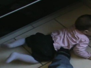 Emmie - rire - chaussette