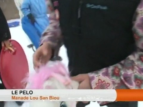 1ère Abrivado des neiges de la Manade Lou San Biou