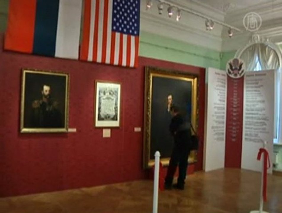 Russian Exhibit Depicts Friendship of Alexander II and Abrah