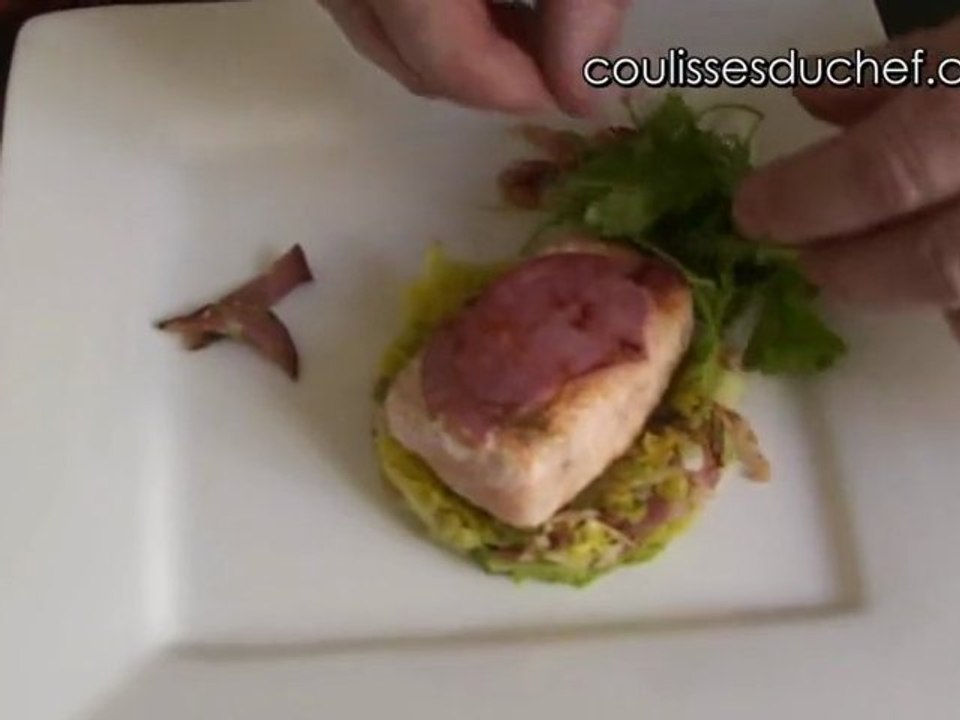 Recette du Chef Olivier Berté : Ballotines de saumon