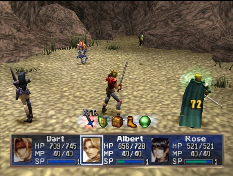 Legend of dragoon 40 dart le boulet