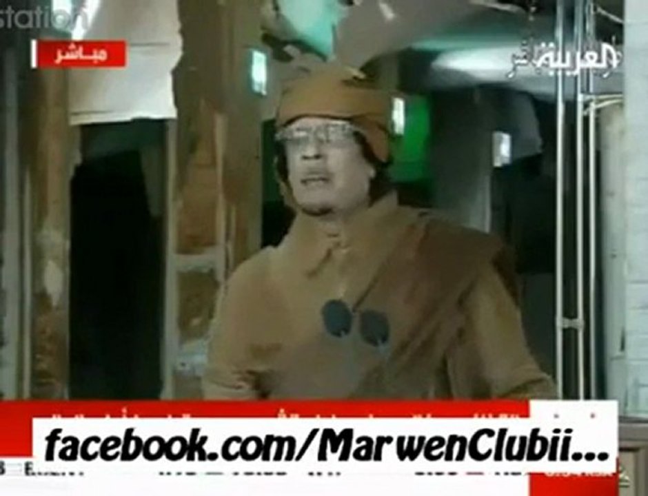 lybie moamar el kadhafi  le fou 22/03/2011