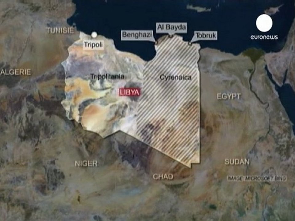 Kaddafi Libya'nın doğusunda kontrolü kaybetti