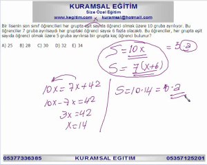 Sayı Problemleri ÖSS Soruları-1