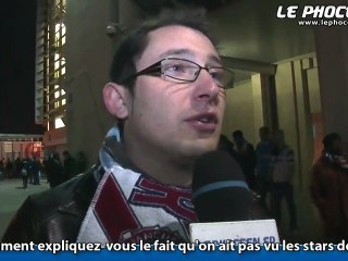 Avis de supporters : "c'est du 50/50 !"