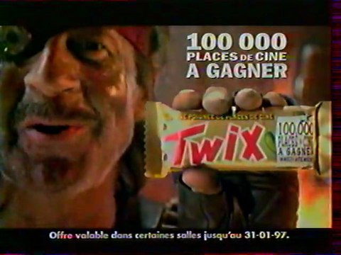 Publicité Twix 1996