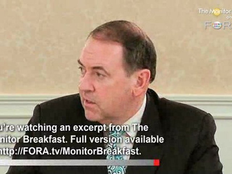 Huckabee Rebukes Obama for Stance on Gay Marriage