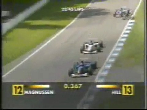 F1 Hockenheim overtaking 1997