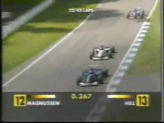 F1 Hockenheim overtaking 1997