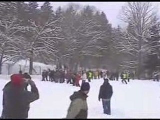 Porsches Rally in the Snow