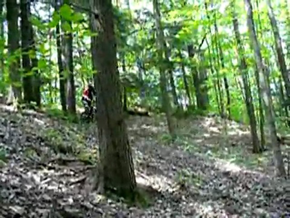 Jump at a Local trail