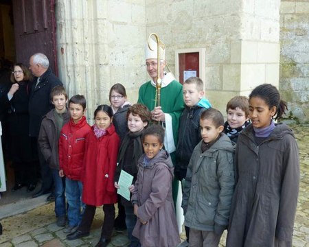 Visite de Mgr Delmas à Saumur - Journée du dimanche