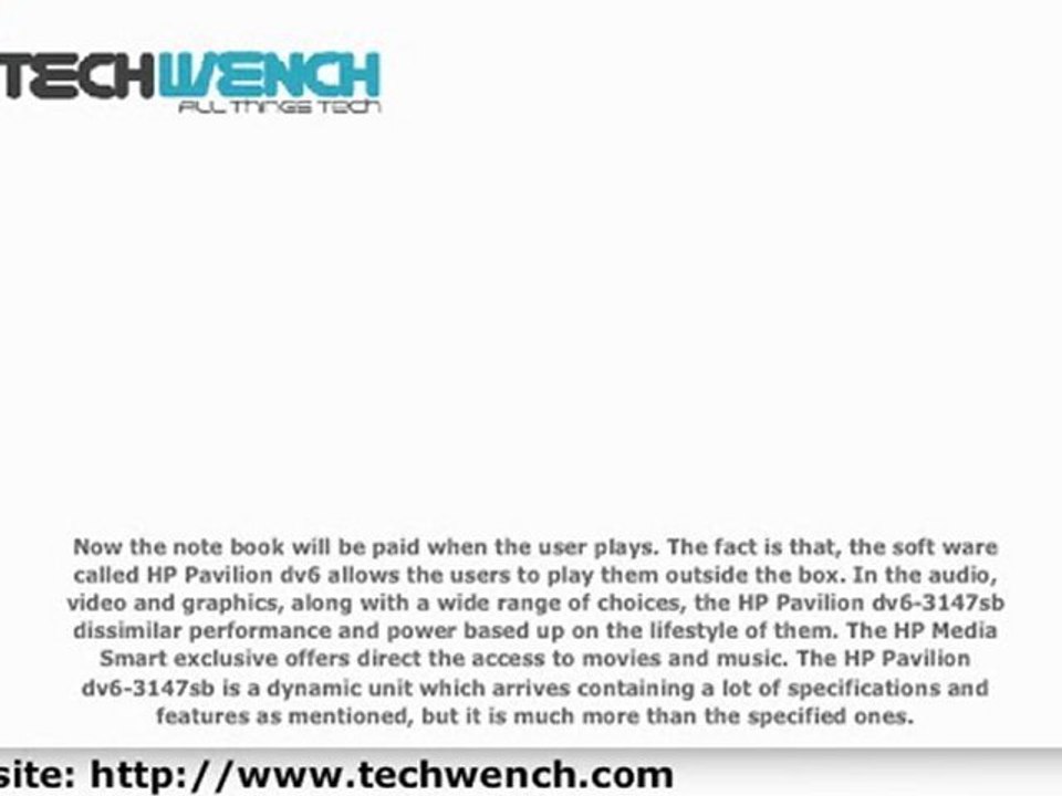 HP Pavilion dv6-3147sb 15.6-Inch Laptop A Must Have