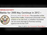 US Election News - Battle for 2008 May ConBattle for 2008