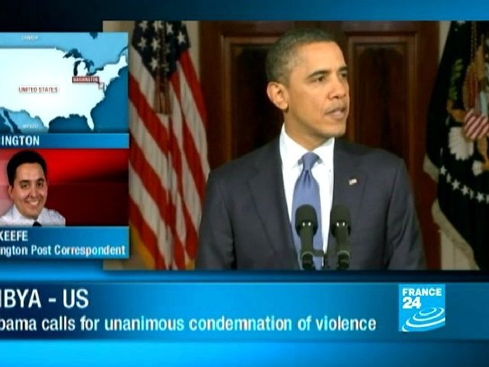Libya : Obama slams ‘outrageous’ crackdown in Libya