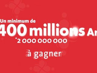 Jackpot 400 Millions Loto 6/42 - Spot 15 Secondes