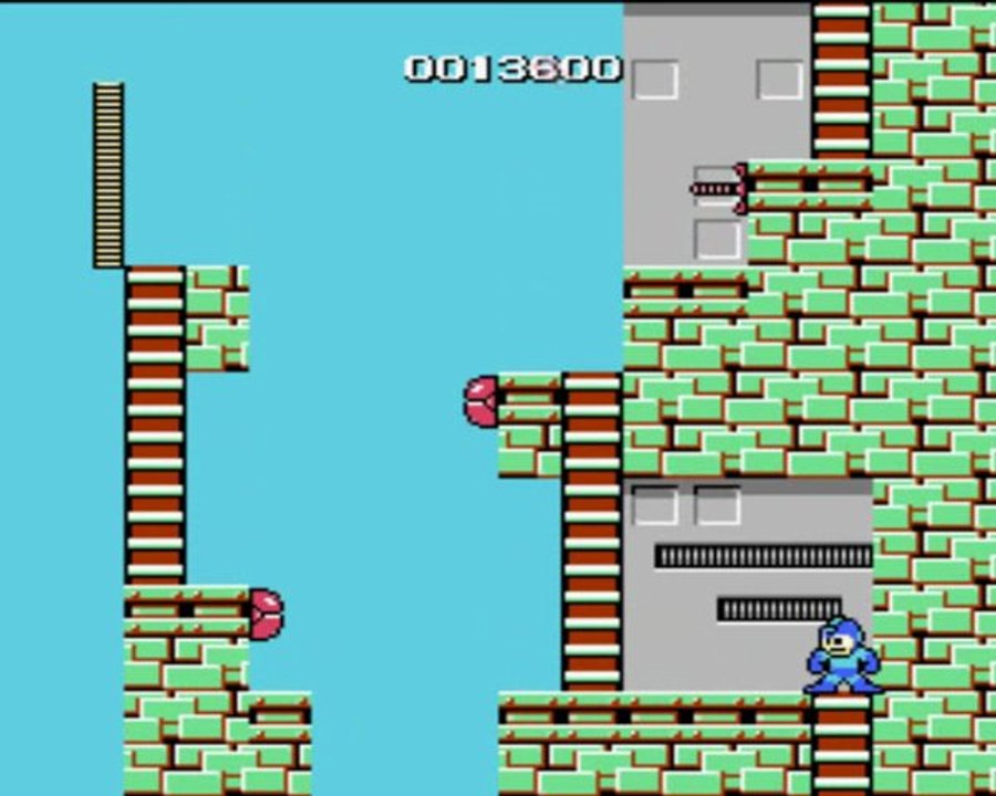 Je vais le plus loin possible a Mega Man