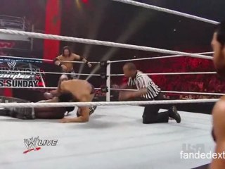 John Morrison & R-Truth vs. David Otunga & Michael McGillicu