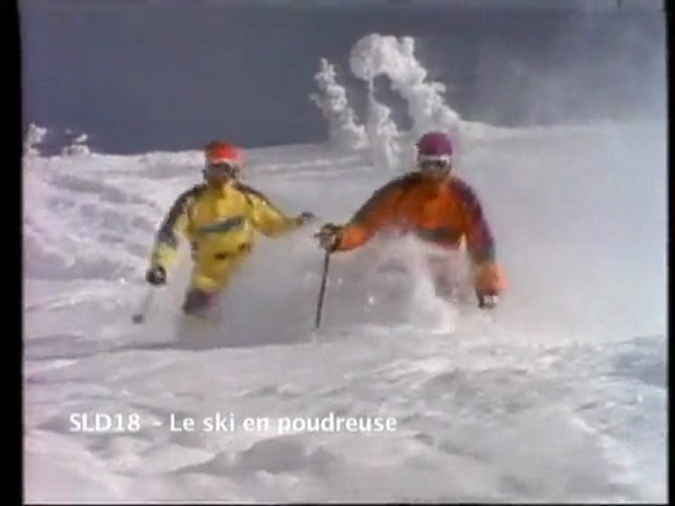 Apprentissage du ski en poudreuse - cours pour débutant