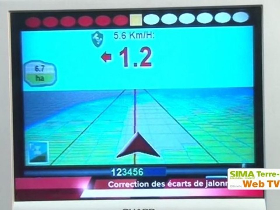 Sulky Econov : Coupure de tronçons pour l'épandage d'engrais