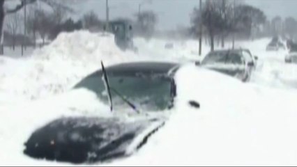 USA - La tempesta di neve di Chicago