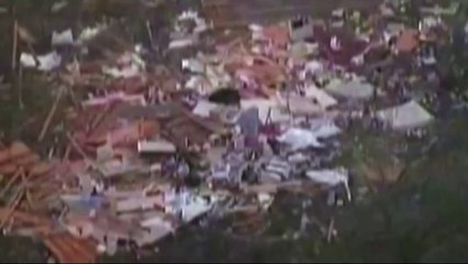 USA - I danni del tornado in Texas